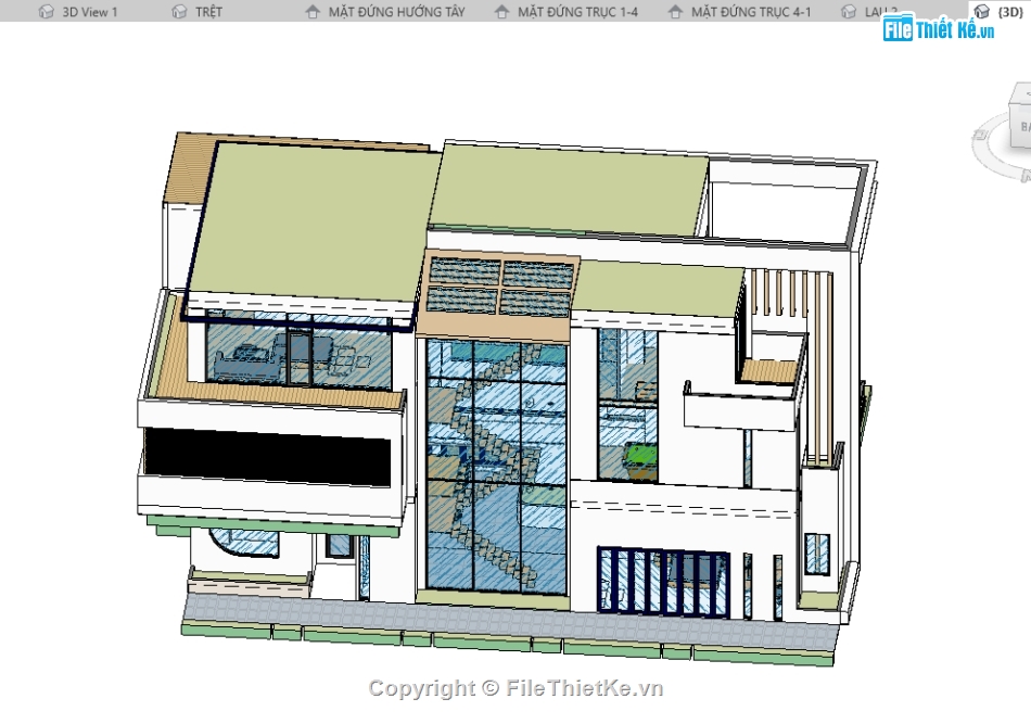 Nhà biệt thư 2 tầng,reit biệt thự 2 tầng,Revit Nhà phố 2 tầng,biệt thự 2 tầng,biệt thự 2 tầng kích thước 11x22m